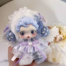 10厘米毛绒娃娃服装套装，高品质奶油泡泡天使系列娃娃衣服，针织布娃娃配件 - 彩色 - 查看 5