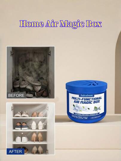 Home Air Magic Box, Indoor Air Freshener & Odor Eliminator, Natural Fragrance Air Purifier & Dust Absorber