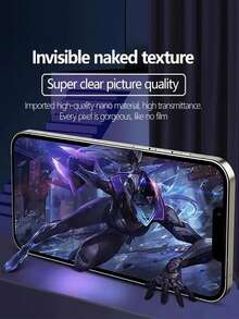 Hydrogel Screen Protector 2pcs Anti-Dust Water Gel Screen Protector Compatible With Iphone 17 Pro Max 6.9 Inch Fit For 17 Pro/17/17 Air/16 Pro Max/16/16 Pro/16 Plus/15 Pro Max/15/15 Pro/15 Plus/14 Pro Max/14/13 Pro Max/12/11 HD Clear Gel Screen Protector Support Fingerprint Unlock Ultra-Thin Self-Healing Easter Spring Gift - Clear - View 7