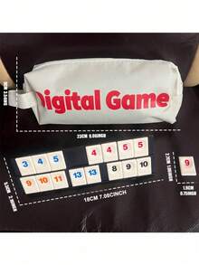 以色列拉米牌游戏套装，2-4人家庭聚会棋盘游戏，106张塑料牌装在便携金属盒中，经典家庭策略游戏，锻炼逻辑和战术，适合成人 - 彩色 - 查看 8