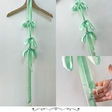 1 chiếc - Dây ruy băng đính ngọc trai thủ công - Mặt dây chuyền dài ngang eo, thắt lưng trang trí. - nhiều màu - Xem 2