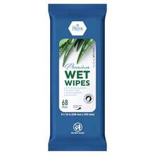 MED PRIDE Premium Wet Wipes 68 Extra Large 8"X10" Body Wipes With Aloe And Lanolin Alcohol-Free Hypoallergenic Mild Scented Wet Wipes For Adults And Seniors Pack Of 68 Wipes - 68片裝濕紙巾 - 查看 7