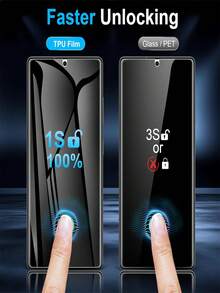 6 Stücke Datenschutz Anti-Spion Soft Hydrogel Displayschutzfolie kompatibel mit Samsung Galaxy S26 Ultra S25 Edge S24 FE S23 Ultra S22 S21 S20 Ultra Plus FE Note 20 Ultra 10 Plus Datenschutz Hydrogel Displayschutzfolie [Nicht Glas] Frühlings Geburtstags Geschenk - Transparent - Übersicht 5