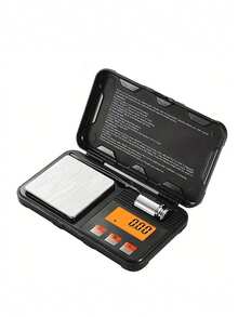 1pc Portable Jewelry Gold Scale, Digital Display Scale, Palm-Sized, Digital Weight Scale, With Tweezers And Weighing Tray, Precise Small Electronic Scale, With Backlit LCD Display, Suitable For Travel, Kitchen, Cooking, Baking, Tea Making And Other Daily Weighing Needs. Batteries Not Included. - Multicolor - View 13