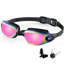 1pc Anti-Fog Anti-UV Anti-Leakage Adjustable Adult Men Women Youth Professional Swimming Goggles - Multicolor - View 16