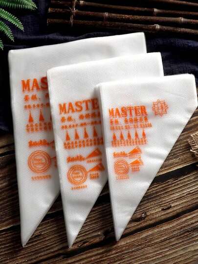 50pcs/Pack Disposable Printed Piping Bags, Cake Decorating, Baking Tools, Kitchen Accessories, Suitable For Various Festivals And Party Events