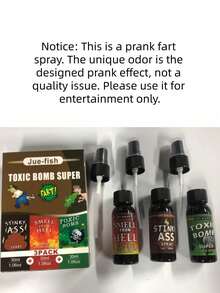 DOWMOO Bình xịt mùi xì hơi/Bình xịt gây buồn nôn/Đồ chơi dạng lỏng dùng cho ngày Cá tháng Tư, mùi hương độc đáo được thiết kế để tạo hiệu ứng trêu chọc, không phải vấn đề về chất lượng, chỉ dùng để giải trí, quà tặng cho bạn trai/bạn gái. - Nhiều màu sắc - Xem 3