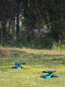 360 Degree Automatic Rotating Lawn Sprinkler, Garden Irrigation Sprinkler Head, Rooftop Cooling Water Sprayer - A - View 9