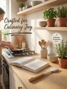 The White Silicone Kitchenware Nine-Piece Set (Including Soup Spoons, Spatulas, Pasta Spoons, Scrapers, Etc.) Is Heat-Resistant, Anti-Slip And Has A Non-Stick Coating. It Is Suitable For Operations Such As Stir-Frying, Serving, Mixing And Brushing. - Multicolor - View 4