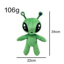 Stuffed Toy, Green Alien Plush Dolls, Gift For Children - Verde - Ver 2