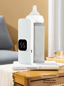 1pc Milk Warmer Coaster, Portable Milk Warmer, 6-Level Digital Temperature Control Milk Bottle Warmer Sleeve, Suitable For Maintaining Or Heating Water/Milk Above 35°C, Constant Temperature Heating USB Powered Leather Gift - Multicolor - View 13