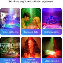 Voice-Activated Disco Ball Lights, Arctic Aurora + Pattern Effects Laser Strobe Stage Lighting Projector, Suitable For Home Parties, Birthday Decor, Clubs, Dancing, Camping, Karaoke, Holiday Celebrations, Atmosphere Lights - Usb Plug-in Model - View 5