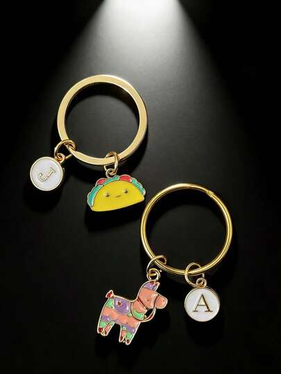 Personalized Colorful Horse Keychain, Dumpling Toy Keychain, Graduation Keychain, Novelty Student Keychain, Keyring, Unisex Car Keychain, Keychain, Holiday Gift, Daily & Holiday Accessory