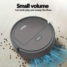 3-In-1 Robot Vacuum Cleaner And Mop, Pet Interaction Cleaning Robot, Suitable For Cleaning Various Surfaces In Kitchen, Bathroom, Living Room - A - View 2