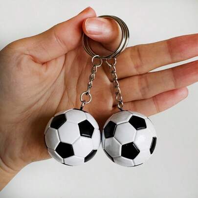 1pc Football Keychain Pendant, 2026 World Cup Commemorative Merchandise For Fans