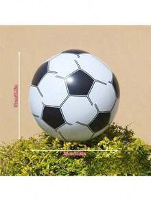 1 pieza, Balón de fútbol inflable, Pelota de playa decorativa inflable de PVC para piscina, Pelota deportiva acuática, Balón publicitario inflable, Copa Mundial, Balón de fútbol inflable para agua, Esencial para verano, playa, piscina, vacaciones y viajes - balón de fútbol inflable - Ver 14