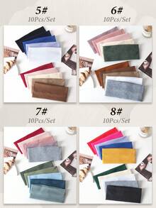 7pcs Women's Solid Color & Striped Casual Headbands, Fashion Hair Accessories Summer Beach Hair Bands,Holiday,Travel,Festival,Birthday - Multicolor - View 6
