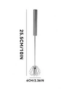 2pcs Baking Tools Thickened Egg Beater Semi-Automatic Whisk - Multicolor - View 7