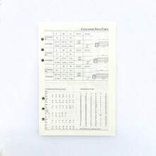 1pc 2026-2027 A5 English Version Refill Inserts, Includes Daily Planner And Hourly Schedule, Suitable For 2026-2027 Time Management Notebook Replacement Pages, Minimalist Design, Durable Paper - A - View 7