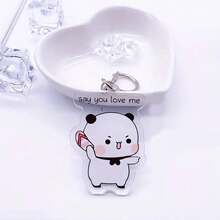 Creative 2D Acrylic Keychain, Cartoon Anime DIY Personalized Bag Pendant Accessory - View 4