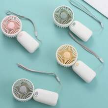 1个迷你便携风扇，轻巧手持风扇，带挂绳 - 办公室、户外、旅行和露营的理想之选 - 随时随地保持凉爽（不含电池，不随附电池发货），母亲节、户外、花园、旅行必备、便携必备、海滩必备、毕业季、毕业典礼、毕业礼物、毕业赠礼、毕业礼物、毕业派对、户外必备、旅行便携、徒步旅行必备、露营必备、便携工具、夏季必备、夏季便携 - 彩色 - 查看 8