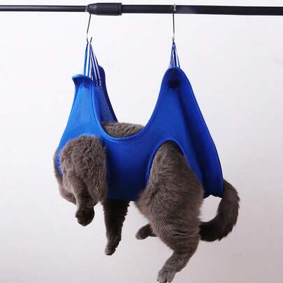 猫狗指甲钳收纳架，悬挂式美容床，宠物指甲护理工具，防抓咬悬挂式指甲修剪袋