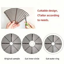 Plastic Round Grid Cover/Protective Soil Guard (To Prevent Cats, Dogs, Children From Entering) - Cat Scratch Pad/Pet Digging Deterrent Mat - Flower Shed Fence - View 5