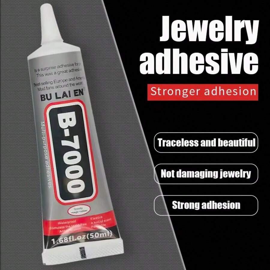 1pc B7000 Glue 50ml Premium Strong Bond Adhesive For Jewelry Making Brooch Headwear And DIY Craft Projects - 1pc - 查看 1
