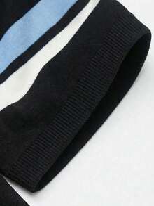 Camisa polo casual de hombre ALTZTAR con cuello de contraste, de manga corta y de punto - Negro - Ver 4