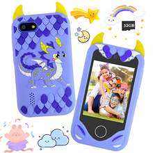 Upgraded Children's Smart Toy Phone, With 2.8-Inch HD Screen, Dual Cameras, Music Player, Learning And Gaming Functions, Interactive Educational Toy Suitable For 3-12 Years Old Boys And Girls, Compatible With 32GB Memory Card, Ideal Birthday Or Christmas Gift - Multicolor - View 1