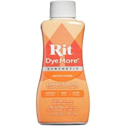 Rit DyeMore Liquid Dye, Apricot Orange 7 Fl Oz (Pack Of 1)