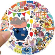 50pcs Stitch Cartoon Stickers, Stitch Party Favors, Nick And Judy Cartoon Stickers, Waterproof Stickers For Books, Diaries, Phone Cases, Laptops, Tablets, Water Bottles, Suitable For Holidays, Birthdays, Rewards, Gift Decorations Scrapbook Supplies Stationery Funny Stickers - Multicolor - View 2