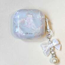 1pc Bow-Knot Design Protective Case Compatible With Apple Pro 3, Pro 4, 2nd Gen, 3rd Gen Noise Proof Bluetooth Earphones - Multicolor - View 7