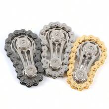 Finger Chain Gear , Mechanical Metal Decompression Toy, Interesting & Intellectual - Multicolor - View 4