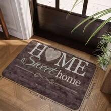 1PC, Lotus Pattern Semi-Circular Door Mat, Symmetrical Pattern Rug, Leaf Pattern Rug, Comfortable Fluffy Rug, Interior Aesthetic Floor Decor Rug, Thickened Rug, Area Rug, Living Room Rug, Bedroom Rug - Multicolor - View 12