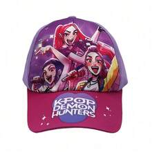 KpopDemonHuntes New Anime Demon Hunters Girl Group Printed Baseball Cap, Cartoon Merchandise Snapback - Multicolor - View 9