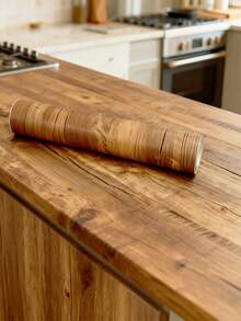 1 cuộn giấy dán tường vân gỗ trang trí nhà cửa, chống thấm nước, bằng vinyl, tự dính, kiểu cổ điển, chất liệu PVC, dùng cho cửa tủ bếp. - Gỗ đơn giản mới - Xem 3