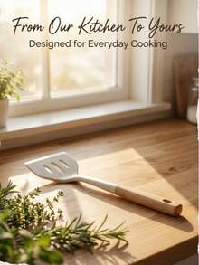 The White Silicone Kitchenware Nine-Piece Set (Including Soup Spoons, Spatulas, Pasta Spoons, Scrapers, Etc.) Is Heat-Resistant, Anti-Slip And Has A Non-Stick Coating. It Is Suitable For Operations Such As Stir-Frying, Serving, Mixing And Brushing. - Multicolor - View 13