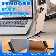 Sideways Phone Charger, 240W Fast Charging Cable, 2-In-1 Invisible Holder Charger Cable With Built-In Phone Stand For Smartphones Tablets (1Pc,C-C) - View 7