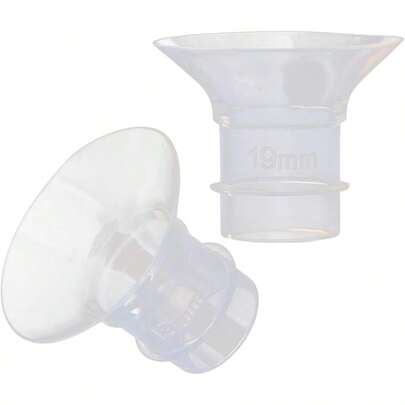 Flange Inserts 19mm For Wearable Breastpump Cups With 24mm Flange/Shields, Compatible With Medela, Momcozy S9/S9 Pro/S12/S12 Pro, TSRETE, Spectra, Elvie, Bella Baby, Lansinoh - Pack Of 2