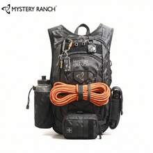 20升户外徒步背包，男女通用徒步旅行包 - 黑色 - 查看 2