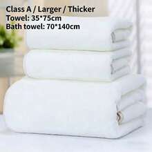 Coral Fleece Thickened Towel, Soft & Absorbent Bath Towel For Men, Women, Adults, Couples, Students, Home Use, Quick Drying - Multicolor - View 12