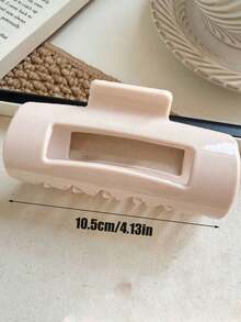 1/6 chiếc kẹp tóc cong mềm mại, dày dặn, bóng mượt, kiểu dáng tối giản, đa năng, chống va chạm, độ đàn hồi cao, bảo vệ gáy, phù hợp cho phụ nữ và bé gái vào mùa thu/đông, dùng hàng ngày khi đi chơi, chơi thể thao, gội đầu, trang điểm, v.v. (Màu sắc: Trắng, Be, Kaki, Đỏ, Nâu cà phê, Đen) - Nhiều màu #6 - Xem 21