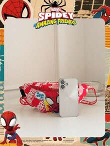 1 Pc Marvel Officially Licensed Spider-Man Pattern Fanny Pack,Multifunctional Sling Bag, Boys' Casual Crossbody Bag, Lightweight Adjustable Strap Chest Bag,Cartoon Coin Purse,Bum Bag, Ideal For Boy,Teens, Young Fans,Students, Perfect For Daily School Runs, Outdoor Play, Theme Park Visits, Holiday Trips, Sports ﻿ ﻿ - VHF52234-s - View 5