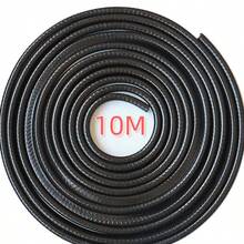 10M U Shape Rubber Car Door Boot Edge Protector Strip Scratch Guard Seal Trim Anti-Collision Protector For Auto Exterior Accessories Black - A - View 8