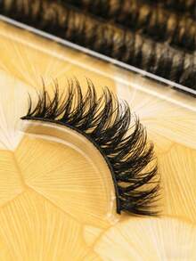 156pcs Individual False Eyelashes, D Curl Volume Lash Clusters, Lightweight & Comfortable For Daily Wear - D - View 3