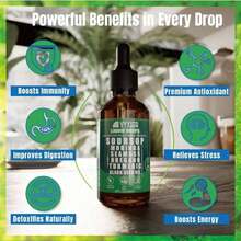 VYXION Pure Soursop 10 In 1 Liquid Drops Extract - Seamoss,Moringa,Black Seed Oil,Turmeric,Oregano Liquid Drops - Healthcare,Fitness,Natural Wellness Blend - 1PCS - 查看 4