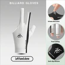 1pc High-Quality Snooker Left/Right Hand 3-Finger Open-Style Billiard Glove, Suitable For Women And Men, Highly Elastic Breathable Non-Slip - Multicolor - View 14