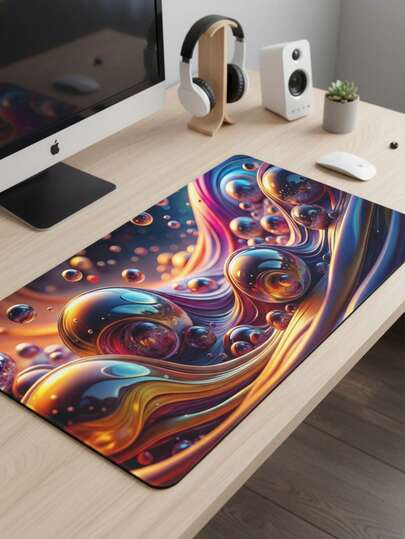 大型游戏鼠标垫，也可作键盘垫、桌面垫或书架使用，是游戏玩家、办公室和宿舍的理想之选，兼容鼠标和轨迹球，适用于电脑、办公和游戏环境，是送给游戏玩家的绝佳礼物。