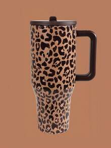 HydroJugs Traveler Tumbler 40oz / 1183 Ml Savanna Triple-Wall Insulated Stainless Steel With Straw Cup. Flip-Straw, Water Bottle, 24 Hours Cold, Completely Leak-Proof. Suitable For Camping, Work, Indoor Use. Suitable For Water, Iced Tea Or Coffee, Ice Drinks , Hot Drinks, Juice. Perfect For Students And Office Workers, Sports, Outdoor Activities, Camping, Traveling. Gifts For Lovers, Wife,Girlfriends, Boyfriends, Friends, Family Members, Sisters, Brothers, Classmates, Students. Birthday Gift. - 熱帶草原 - 查看 3